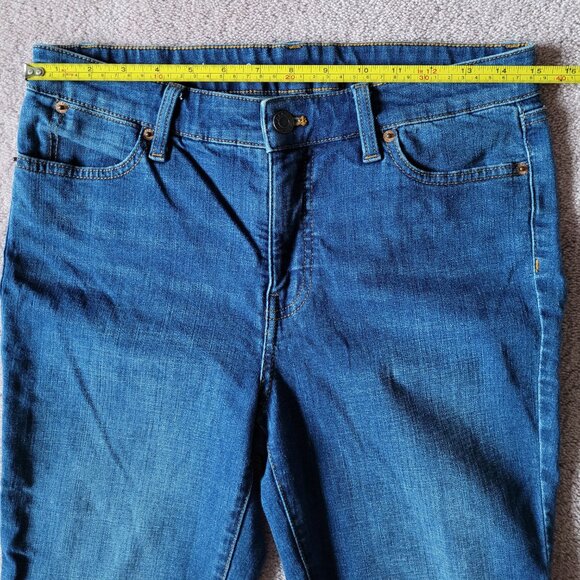 Talbots Flawless Jeans 6P Straight Crop Five Pocket Denim Stretch - Picture 6 of 8